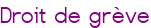 Droit de grève
